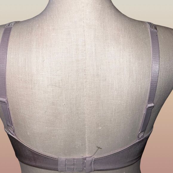 NWT Full Figure Hanes Lily Fit Nude Wired Bra Size 36D - Picture 3 of 7